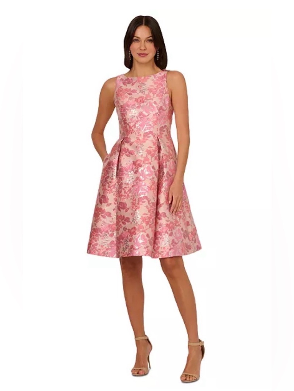 Adrianna Papell
Women's Floral Jacquard Fit & Flare Dress